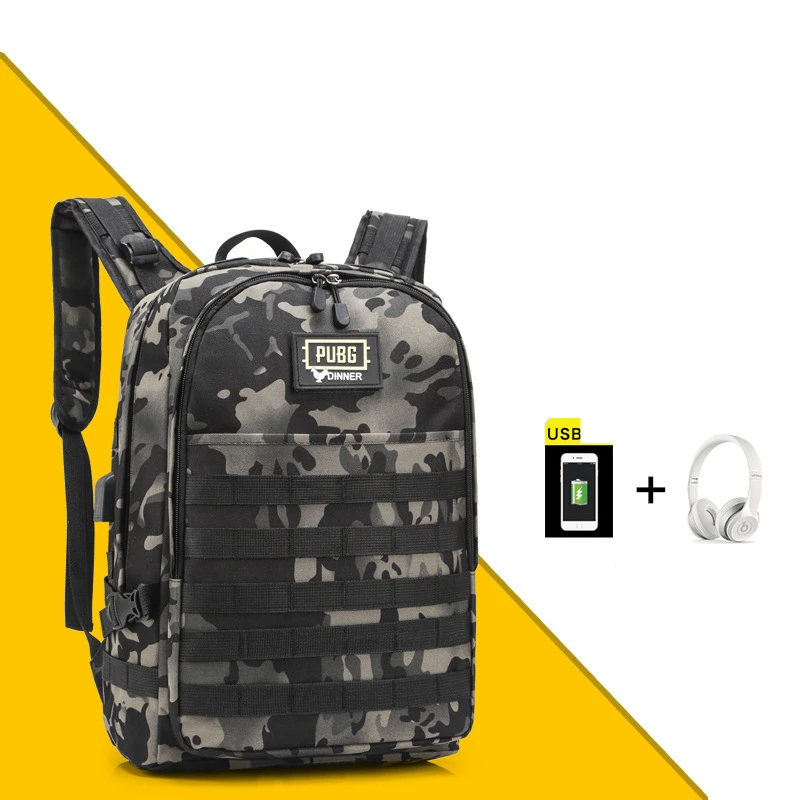 Игра новая PUBG Playerunknown's Battlegrounds Косплей уровень 3 рюкзак открытый для женщин и мужчин многофункциональный Большой Вместительный рюкзак