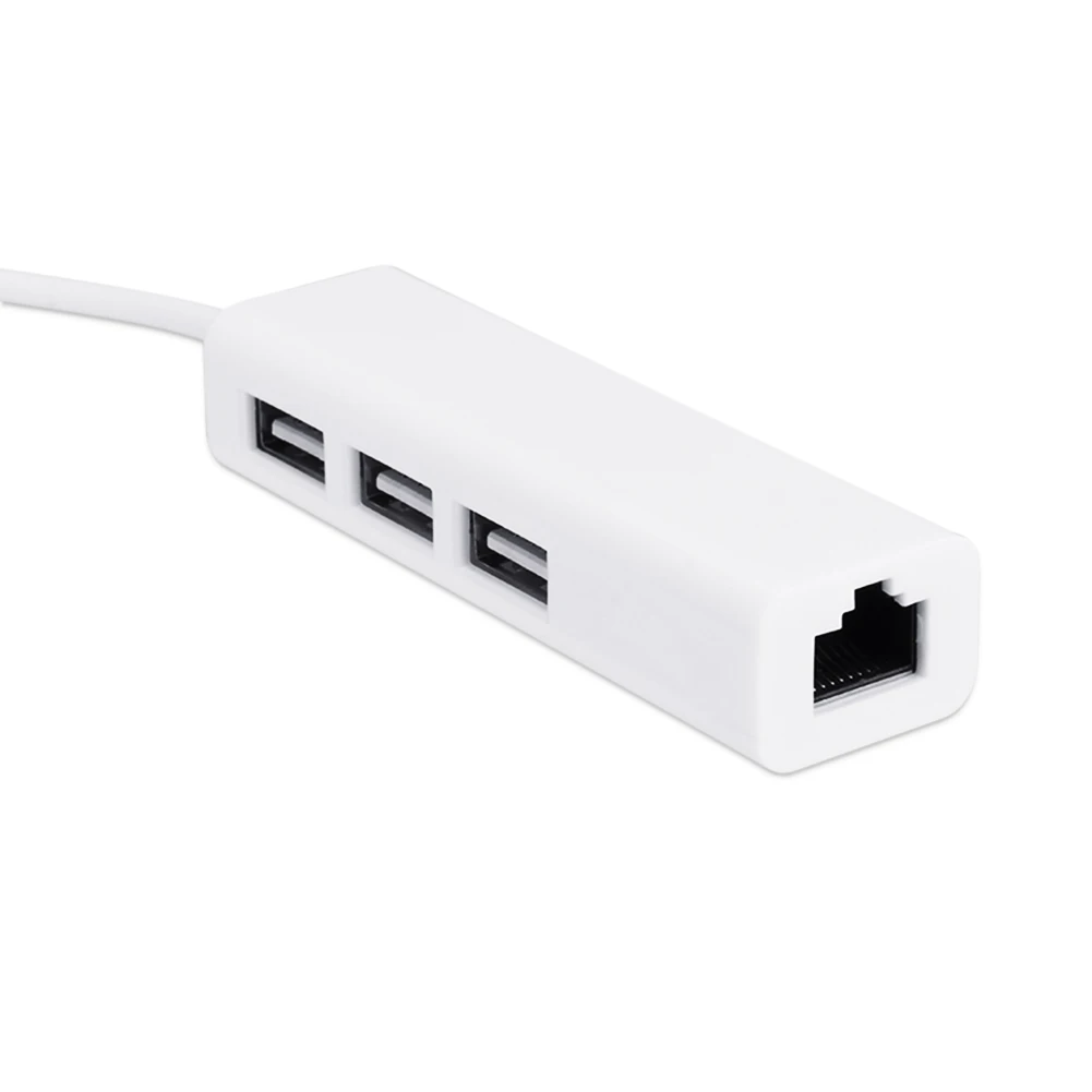Хит продаж 2019 USB3.1 Type-C на 3 порта USB концентратор с RJ45 Lan адаптером для Apple Macbook DOY |