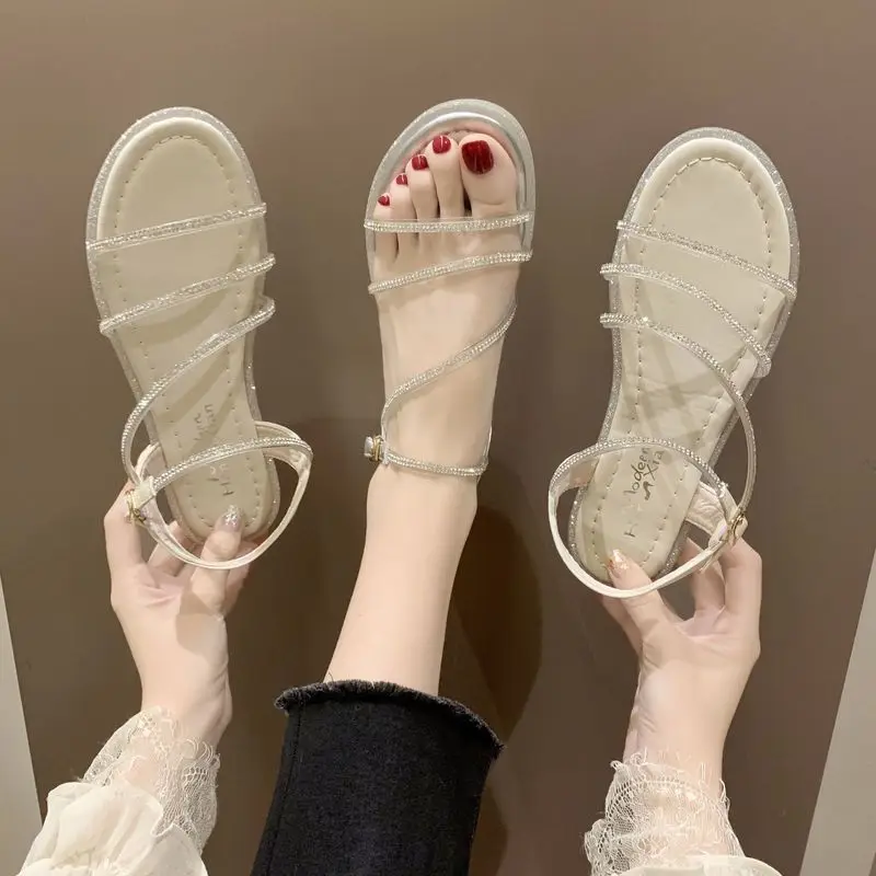 Женские босоножки летние феей ветра Босоножки с открытым носком Ботинки на