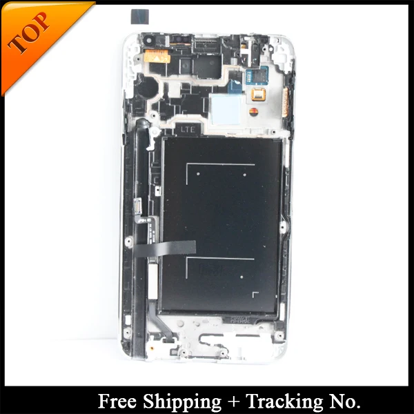 Номер отслеживания 100% протестированный супер AMOLED для Samsung Note 3 LCD N9005 N900A дисплей