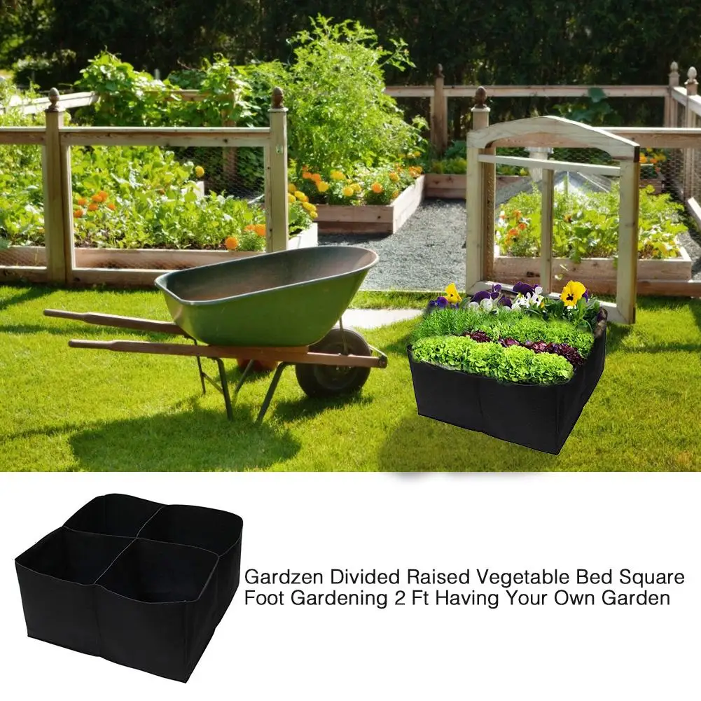 2 шт. войлочные растения мешок для выращивания овощей цветочный горшок контейнер