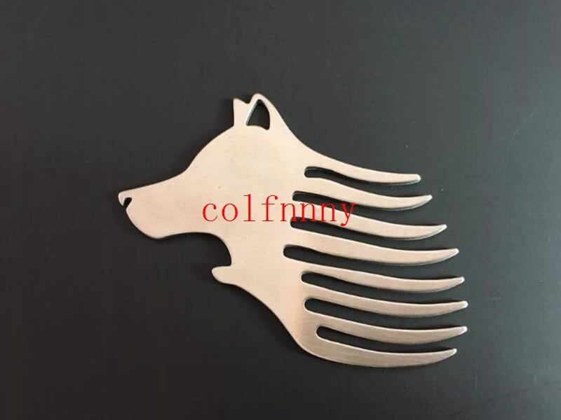 100 шт./лот расческа для хлеба волк пива брелок коробка резак карманный открывалка