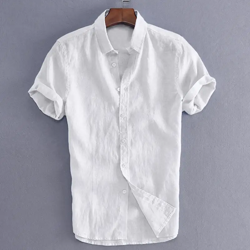 Masculina Camisa Slim Fit повседневные рубашки мужские социальные рубашки платье Кнопка отложной воротник Мужская одежда S-5XL мужские топы белая футболка