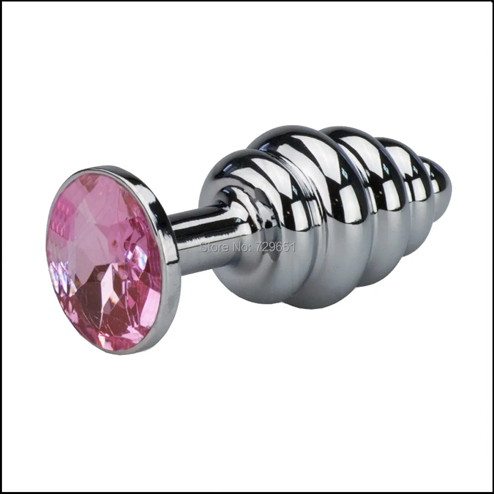 Новый Butt Plug Игрушки Анальный Вставить Горный Хрусталь И Нержавеющего Металла