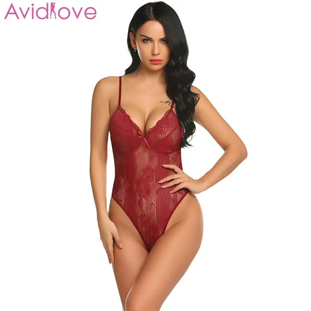 Avidlove порно Детские куклы сексуальное боди женское нижнее белье горячие эротические женщины Тедди Lenceria сексуальный Mujer Sexi нижнее белье сексуальные костюмы - Цвет: DR