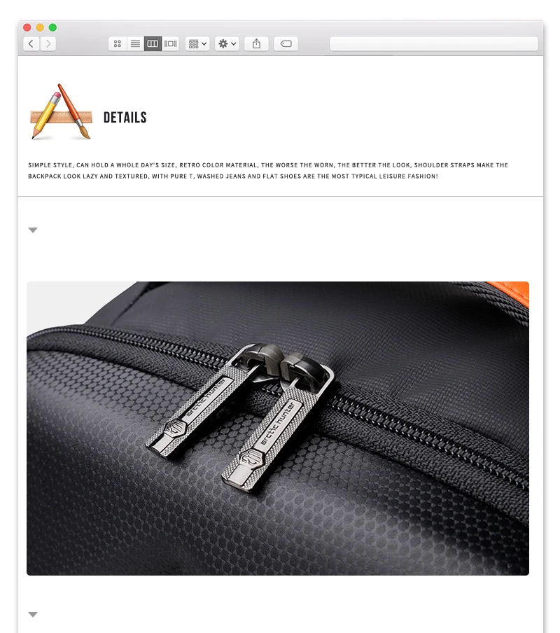 ARCTIC HUNTER Fashion large-capacity backpack men's trend backpack street hard shell multi-function computer bag water-proof bag