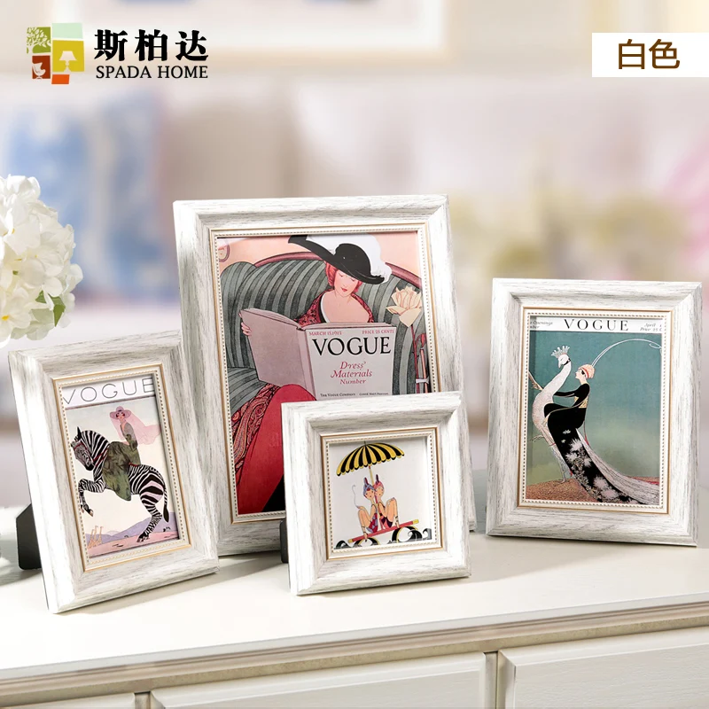 Романтическая Свадебная подарочная фоторамка 4 цвета винтажная фоторамки