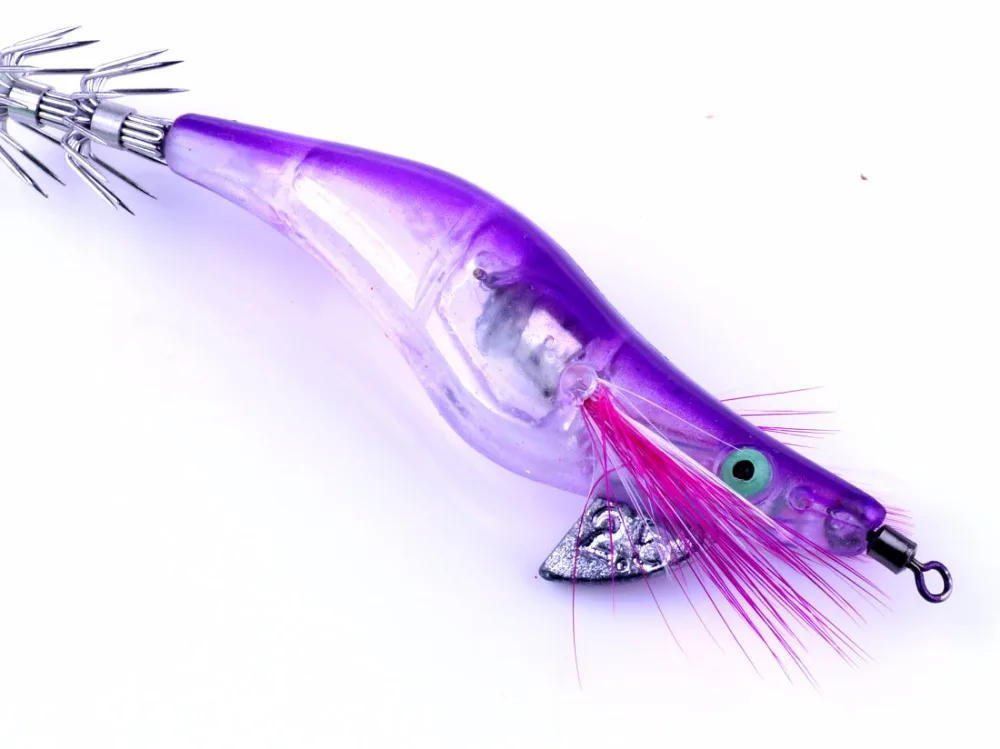 Светодиодные электронные приманки для креветок 6 шт./лот кальмаров рыболовные 10 5