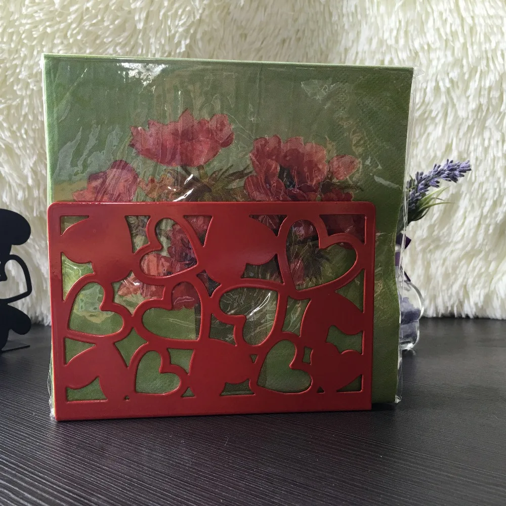 Креативный модный кухонный Железный держатель для салфеток бумажных стойка