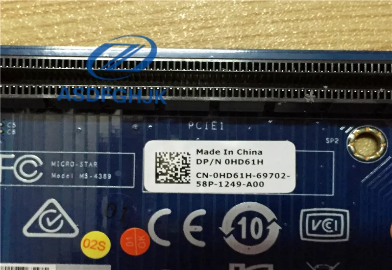 Для DELL Alienware X51 R3 PCIE плата SSD HD61H 0HD61H CN-0HD61H MS-4389 100% test ok | Компьютеры и офис