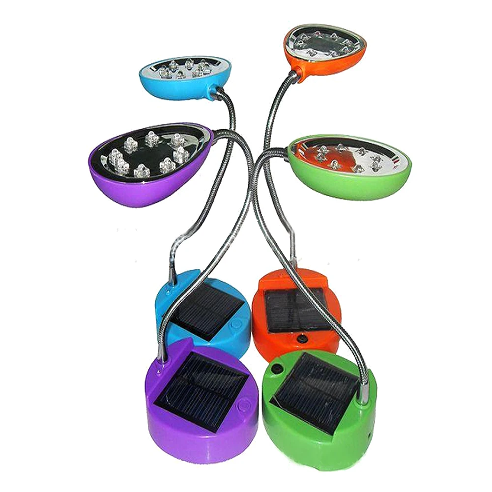 8LED мини настольная яркая настольная лампа для дома износостойкая Регулируемая гусиная шея на солнечных батареях энергосберегающая домашняя USB перезаряжаемая