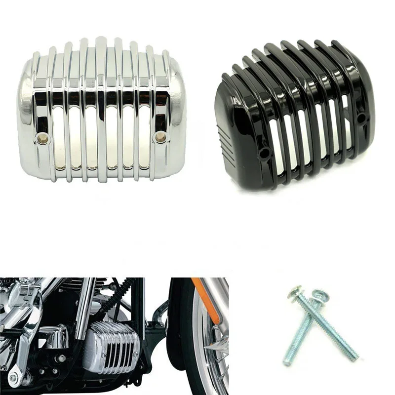 Chrome запас напряжение Регулятор крышка гвардии для Harley Blackline FXS 2013 Breakout FXSB Fatboy FLSTF EFI FLSTFI пожарный