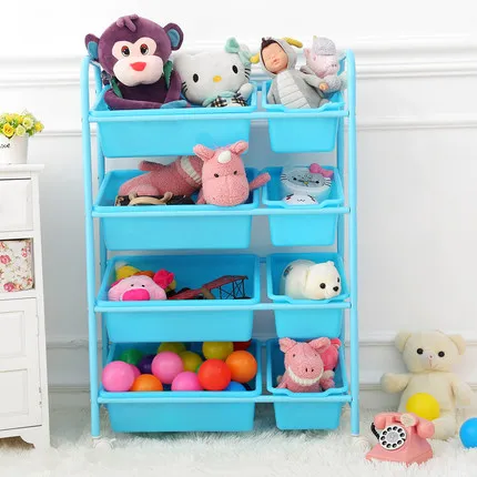 Полка для хранения детских игрушек многоярусная полка с роликом игрушек|toy shelf|toy