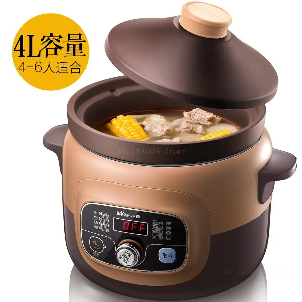 Микрокомпьютер 12 часов ожидания электрическая Медленная Плита 4 л 230 Вт Redware