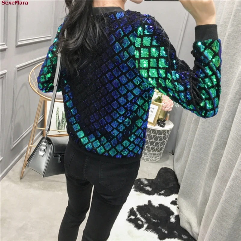 SexeMara/Модная Новинка свободная футболка с круглым вырезом и длинными рукавами