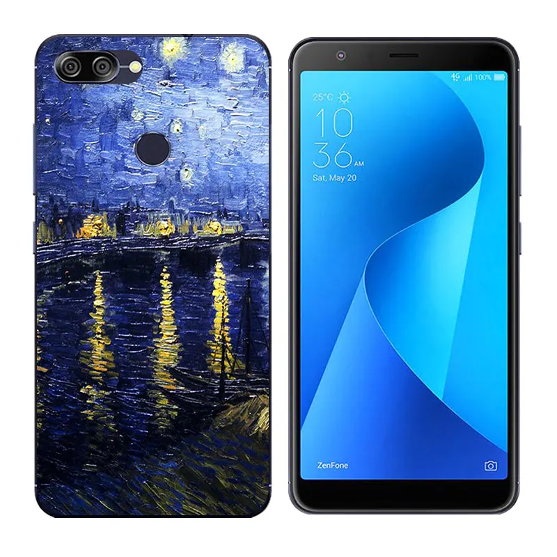 Для ASUS Zenfone Max Plus M1 чехлы из ТПУ с принтом сосны ZB570TL X018D X018DC Силиконовая задняя