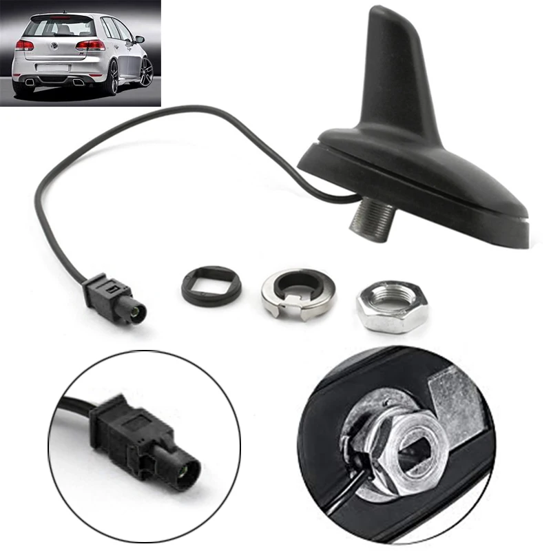 Универсальная автомобильная антенна с радиосигналом на крышу AM FM акульим