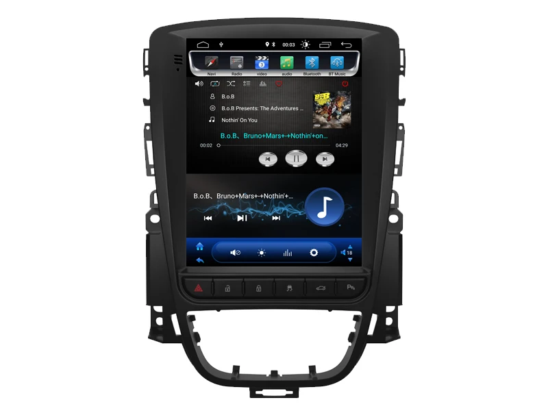 Tesla 9,7 дюймов сенсорный экран для Opel Astra J 2010 Vauxhall Holden Android 8.1.0 Автомагнитола+ ips+ gps+ Bluetooth+ Wifi+ видео выход+ камера