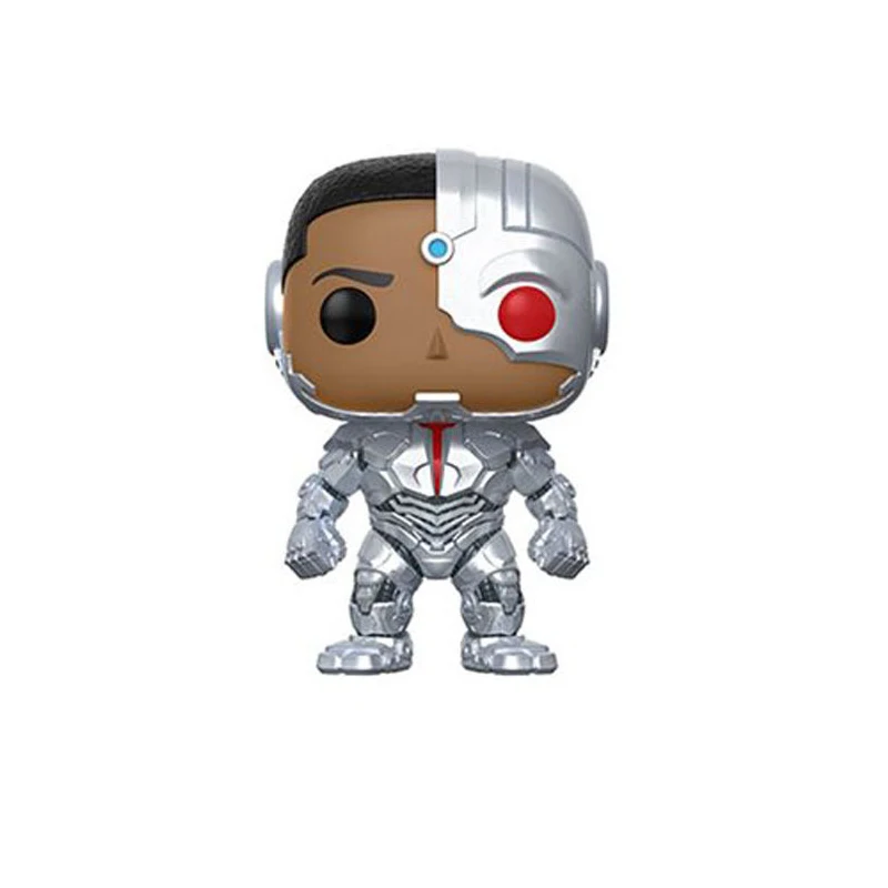 without box Funko pop DC комиксы Лига Справедливости Супер герой, Супермен, Бэтмен флэш Нептун чудо женщина киборг ПВХ фигурка игрушки для детей - Цвет: without box