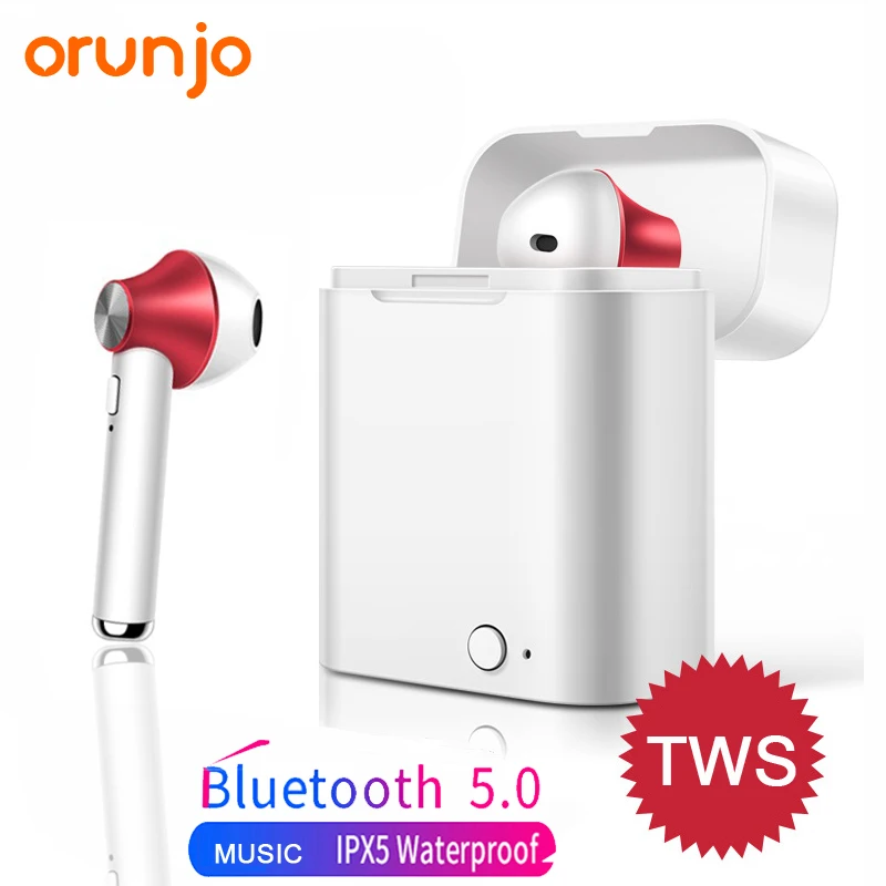 Orunjo D10 наушники вкладыши TWS Bluetooth Беспроводной гарнитуры сенсорный Управление Бег