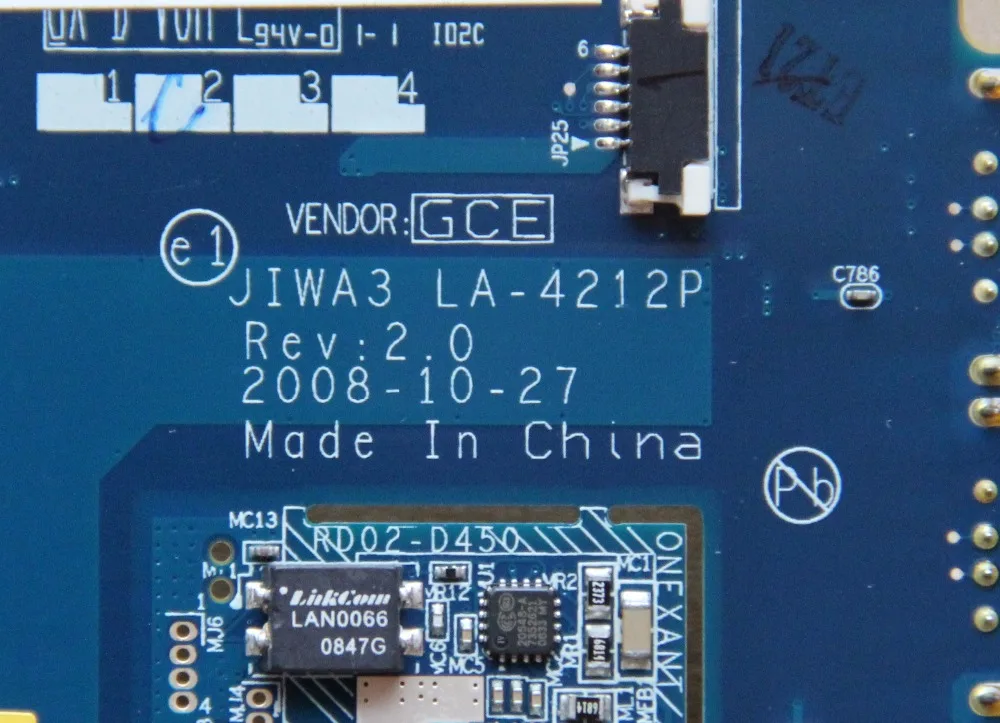

Lenovo G530, JIWA3 LA-4212P GL40 DDR2