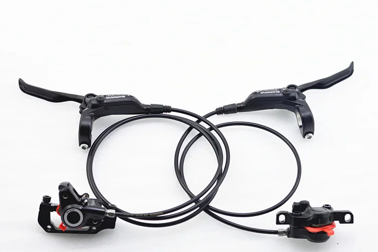 Left F and Right R MTB велосипедный тормоз Гидравлический BR BL M355 с ротором дисковый тормоз для горного велосипеда левый и правый рычаг набор Аксессуары для велосипеда - Цвет: Left F and Right R