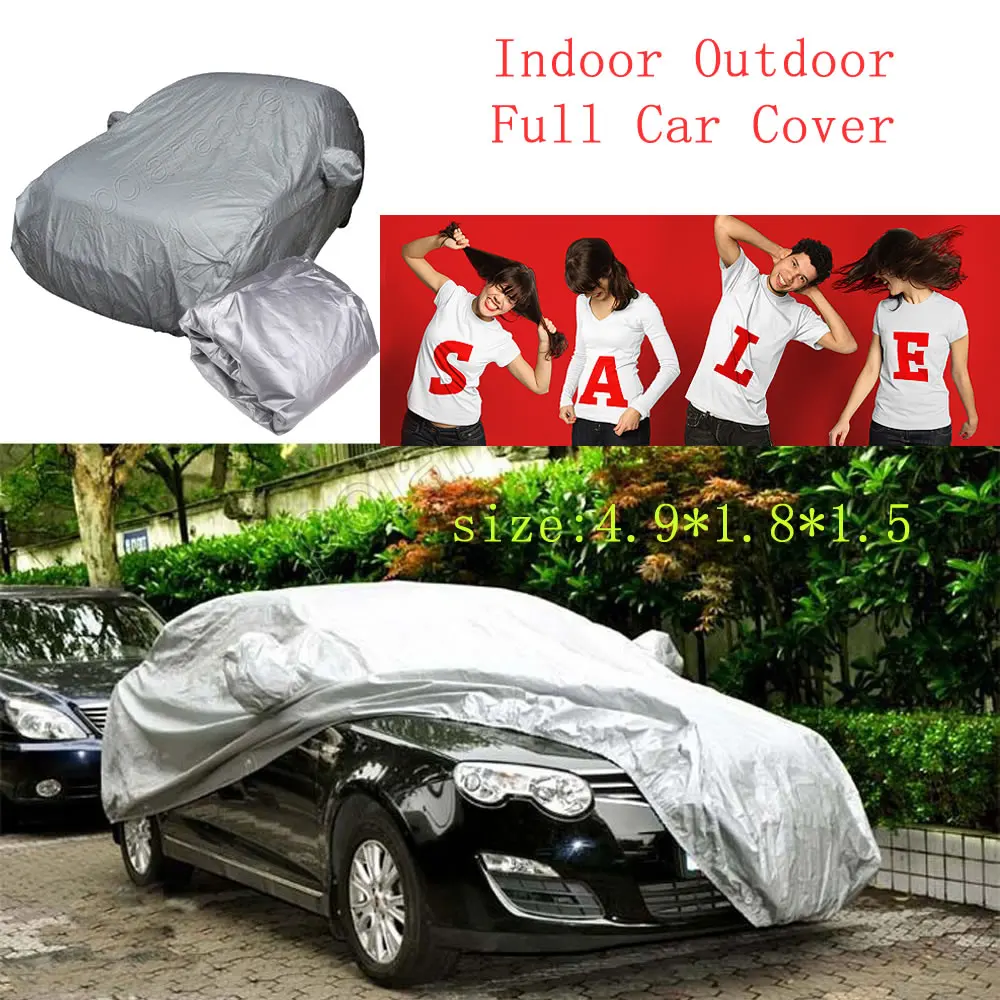 

Автомобильный чехол для полной защиты от УФ-лучей, снега и пыли, размер XL