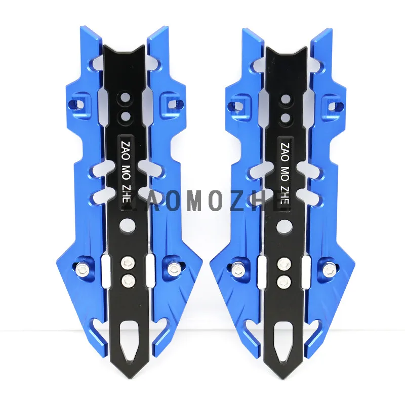 blue 2 Pcs Аксессуары для мотоциклов до ударопрочный чехол внедорожные транспортные средства передний амортизатор крышки для Yamaha MT-09 MT-07 MT-03 FZ1 FZ8 - Цвет: blue 2 Pcs