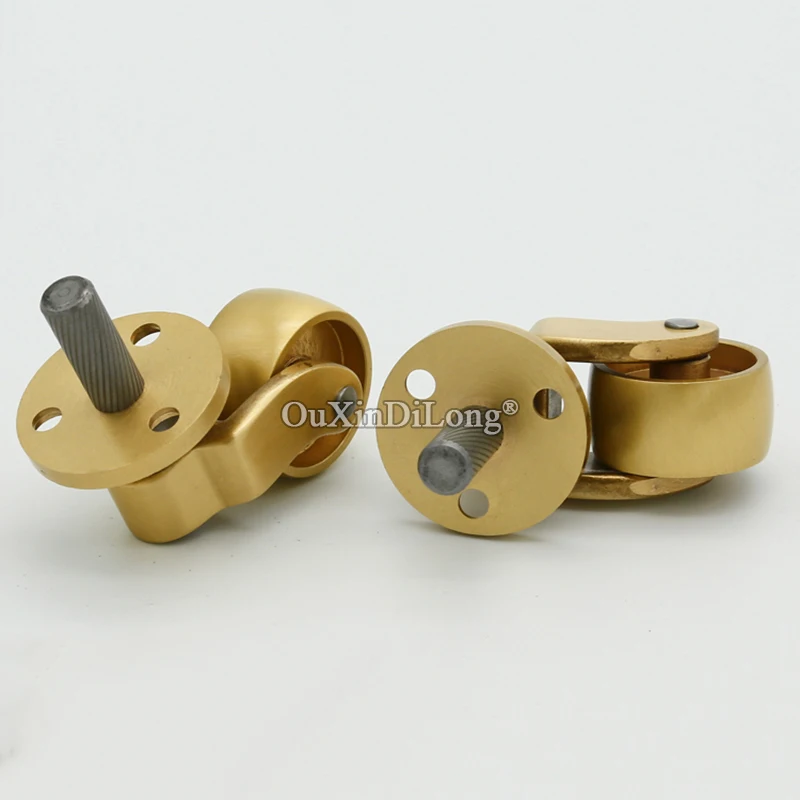 4 шт. ролики для мебели из чистой латуни|Ролики| |