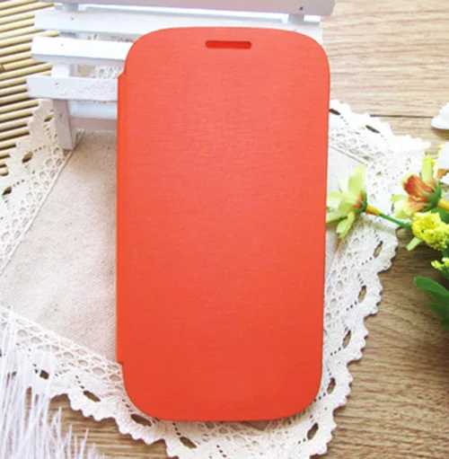Orange Откидной кожаный чехол для телефона samsung Galaxy S3 SIII Neo Duos S 3 III GT-I9300 GT-i9300i GT I9300 I9301 I9300i I9305 I9301i - Цвет: Orange