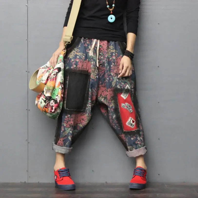 Размера плюс для женщин 2018 футболки в стиле хип хоп Джинсы классные Выбеленные с