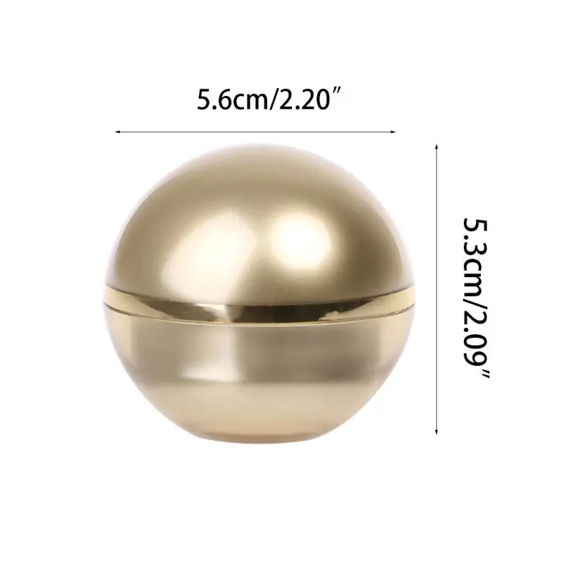 Роскошный Сферический контейнер для крема Золотая банка Косметическая