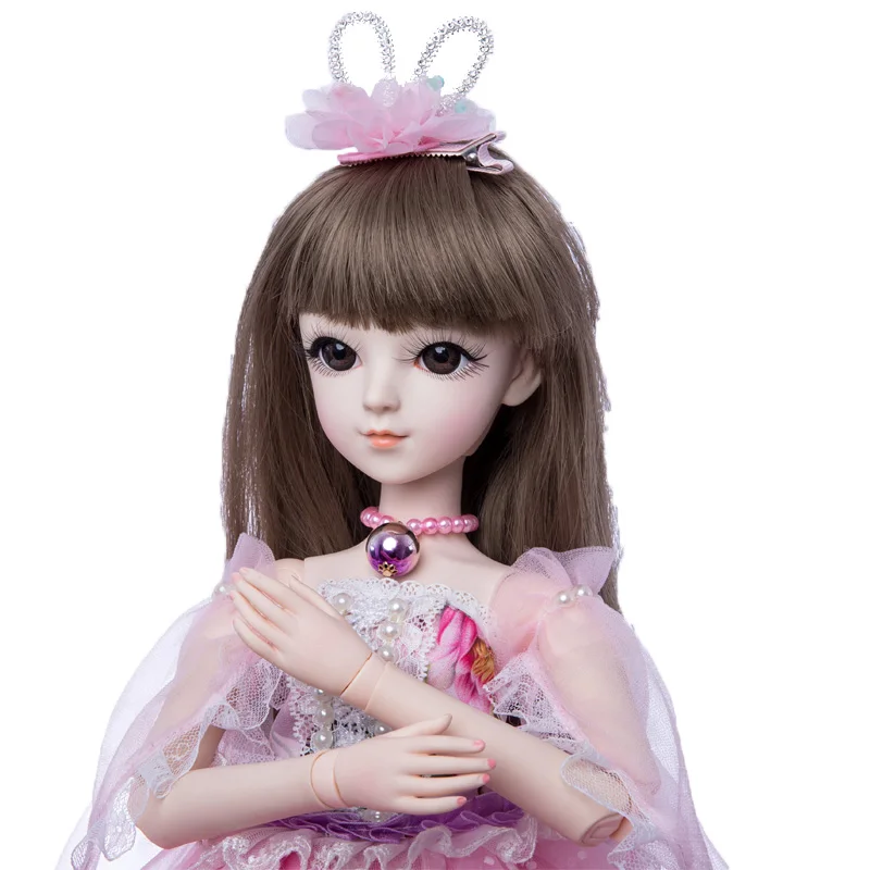 Принцесса Анна 1/3 60 см BJD SD кукла с платьем парики Shose шляпа для макияжа красивая