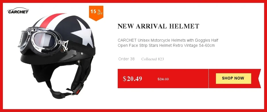 CARCHET модульный мотоциклетный шлем с открытым лицом 55-60 см полный шлем для мотокросса гоночный шлем унисекс Мото шлем аксессуары