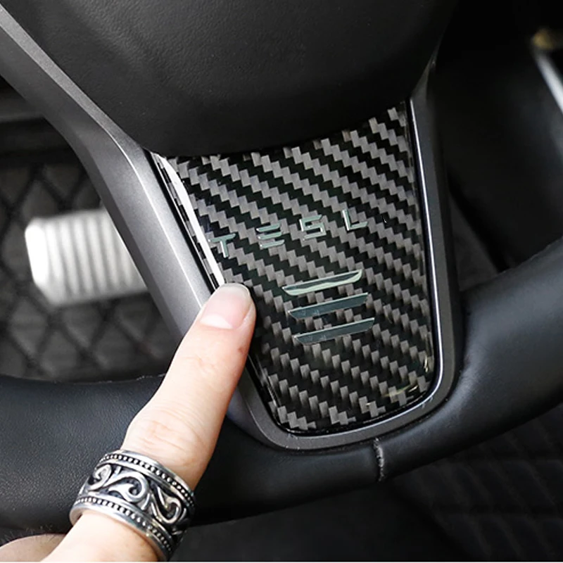 Модификация интерьера автомобиля чехол на руль из углеродного волокна украшение