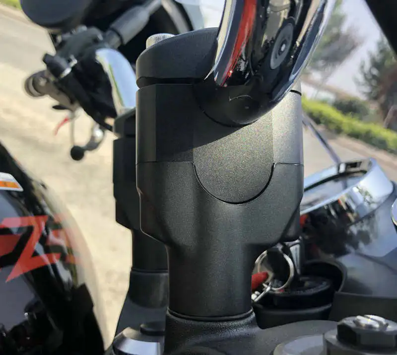 Модифицированные адаптеры для установки на руль Kawasaki Z900RS 2018|Руль велосипеда| |