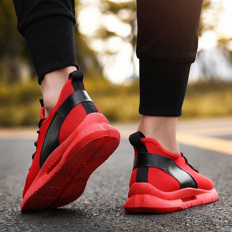 

LAISUMK Leisure Shoes Men Fashion High Quality Sneakers Breathable Casual Shoes Calzado Hombre Brands Light Thick Bottom Shoes