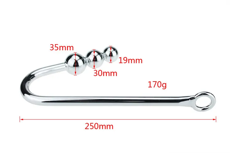 Анальные Крючки из нержавеющей стали металлическая Анальная пробка ремешок на