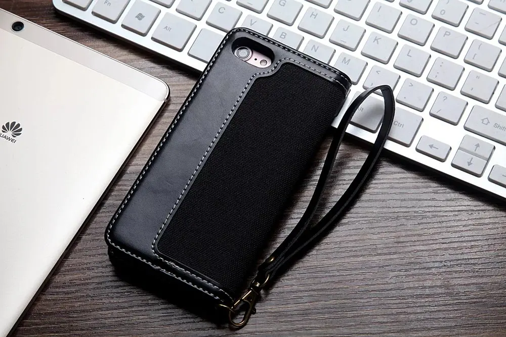 Джинсовый флип-чехол из искусственной кожи чехол для iPhone XS Max XR X XS чехол с отделениями для карт чехол-подставка для iPhone 6 6S 7 8 Plus чехол-кошелек