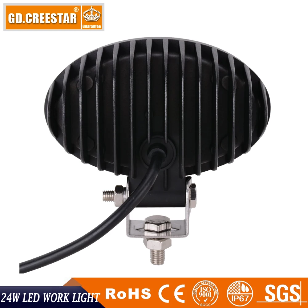 Овальные светодиодные рабочие огни 5 дюйма 24 Вт прожекторный луч светодиодный