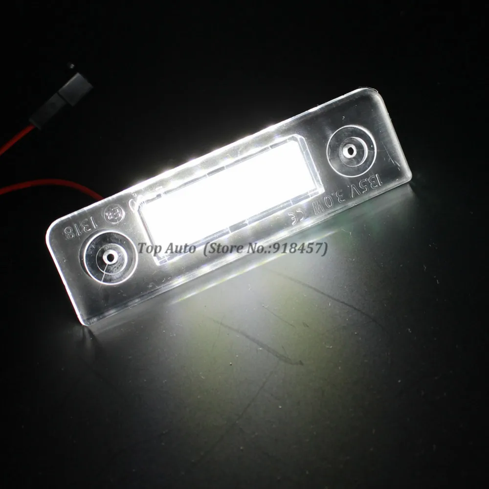 2 шт. Canbus Error Free автомобильный светодиодный номер номерной знак светильник Прямая