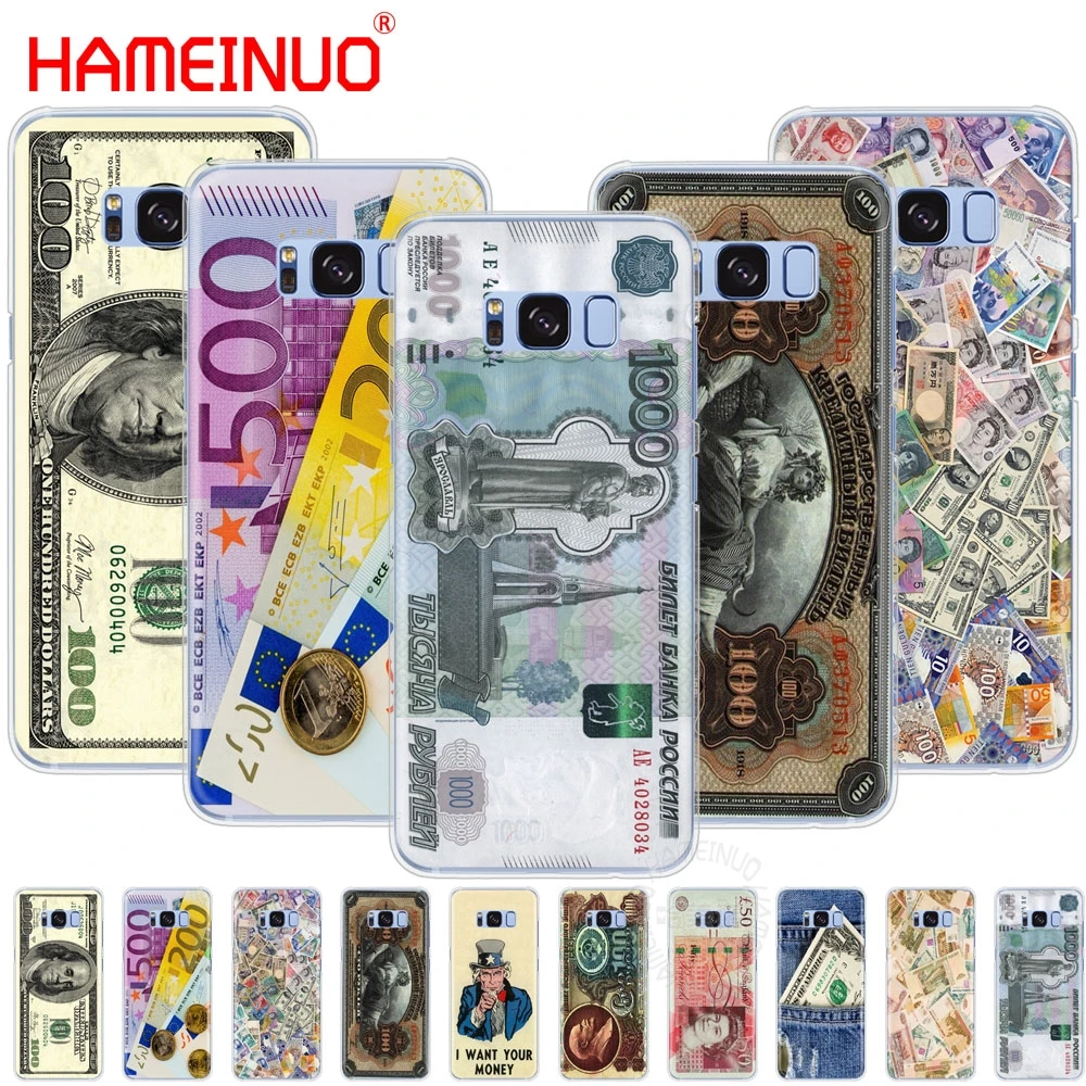 HAMEINUO наличные деньги доллар рубль чехол для мобильного телефона Samsung Galaxy S9 S7 edge PLUS