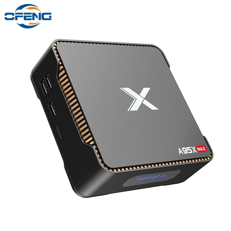 ТВ-приставка A95X MAX X2 Android 8 1 2G 32G Amlogic S905X2 2 4G &amp 5G Wifi BT4.2 1000M Смарт Поддержка