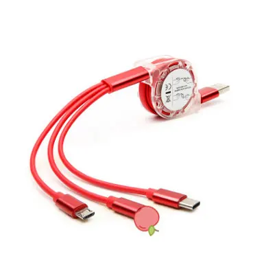 Multi функция 3 в 1 Универсальное быстрое зарядное устройство usb кабель линии