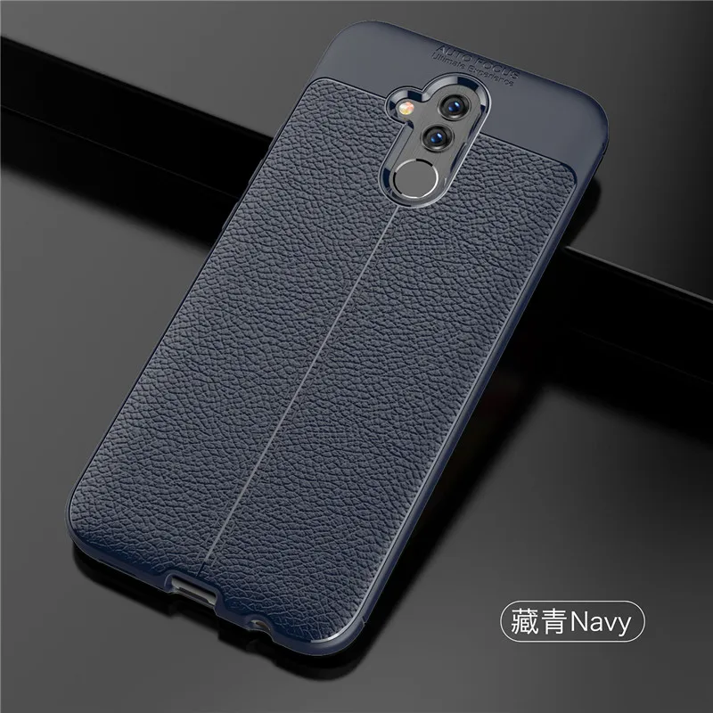 For Huawei Mate 20 Lite Case Drop-Proof Hybrid Armor Leather Texture Soft TPU Pro | Мобильные телефоны и аксессуары