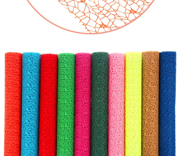 5yard* 50 см цветок рулон упаковочной бумаги DIY украшения оберточная бумага упаковка крепированная бумага s сетка ручной работы материалы жаккардовые цветы