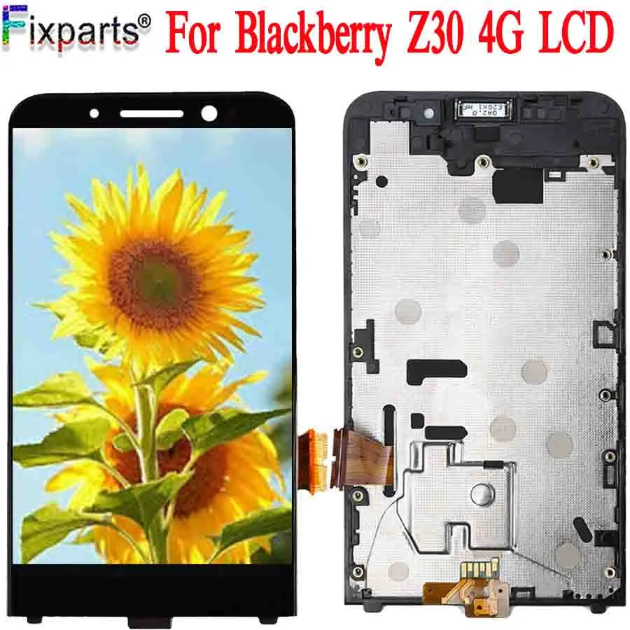 Для Blackberry Z30 4G ЖК дисплей с фотографией рамкой запасные части для BlackBerry LCD|Экраны