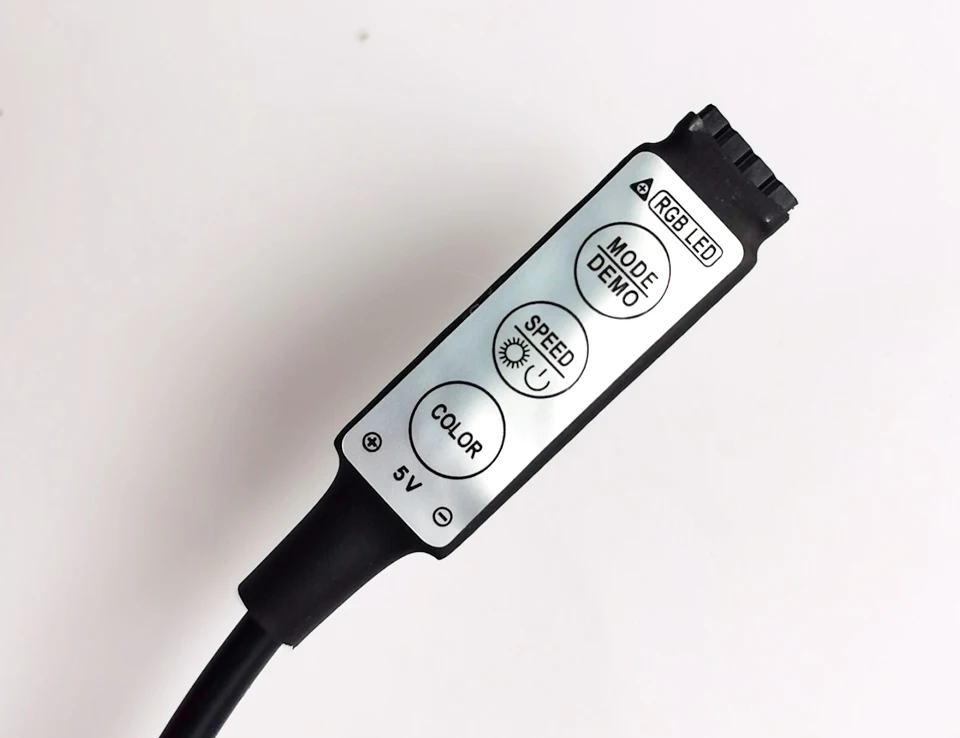 100 см светодиодный контроллер 5 в мини 3 клавиши светодиодный контроллер USB кабель для 5050 3528 светодиодные ленты контроллер контроль задней подсветки кабель
