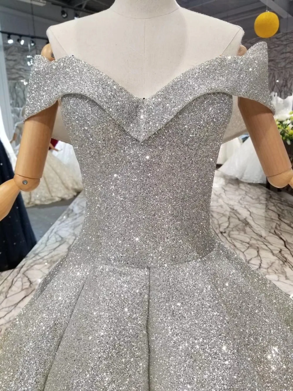 CloverBridal Пышное Бальное платье юбка длиной до пола с открытыми плечами бирюзовое черное двухтонное блестящее свадебное платье новейшее