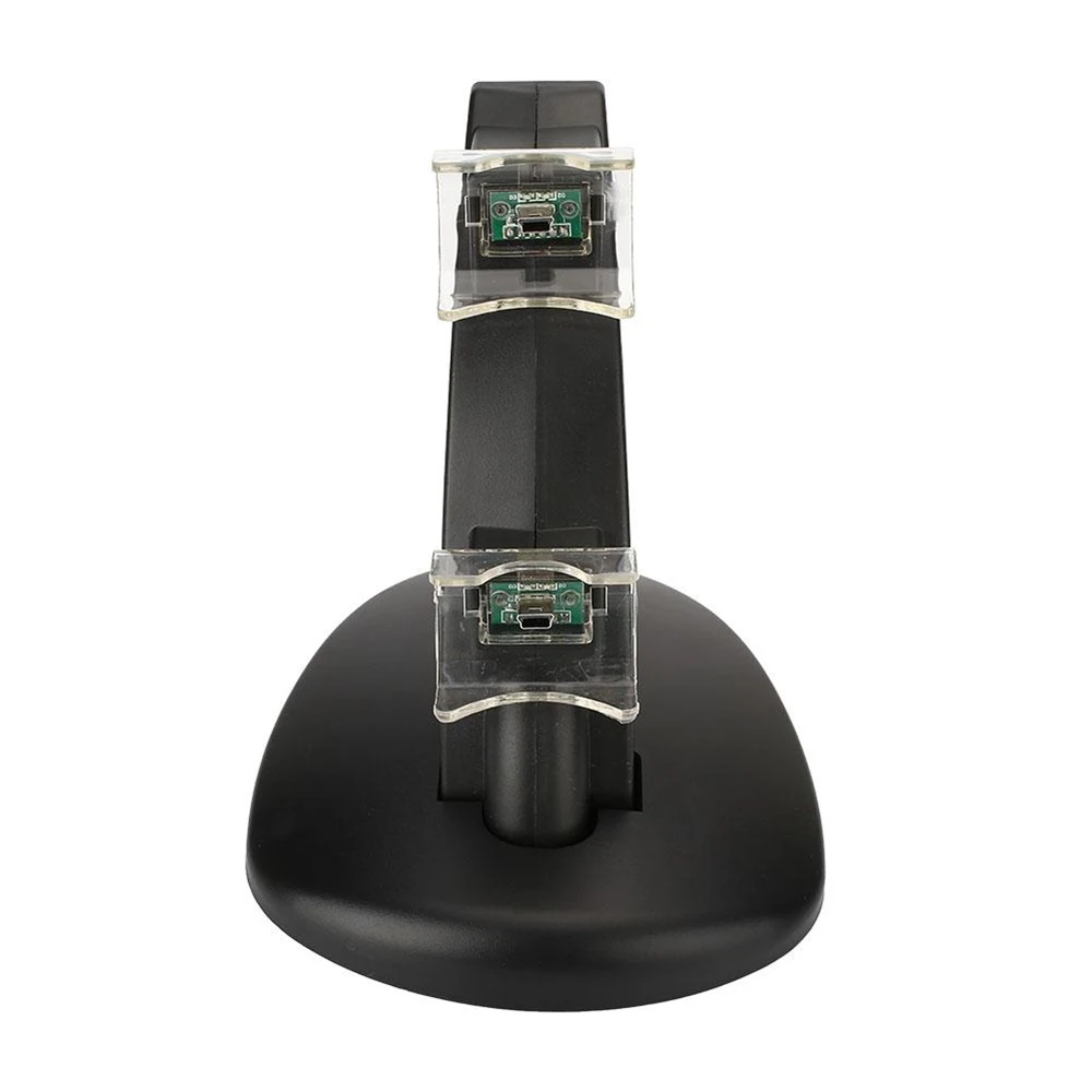 Amzdeal светодиодный свет двойной слот для Mini USB док станция зарядки стенд держатель